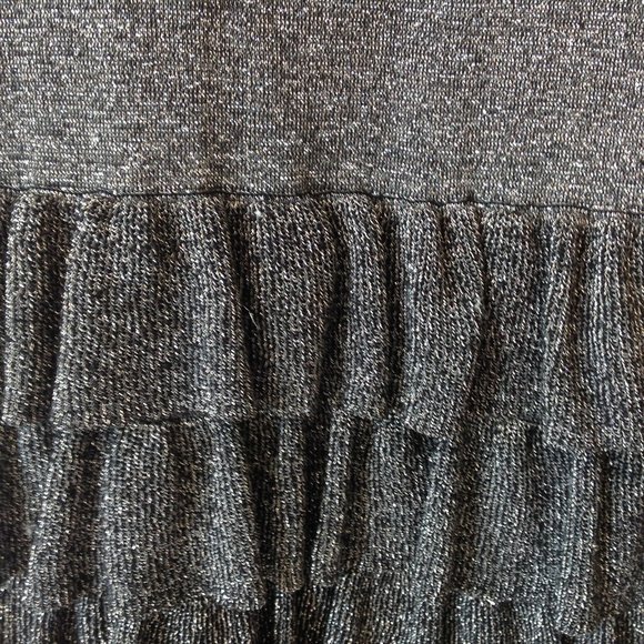 BCBG MAXAZRIA Cassie Dress Silver Black Metallic Midi Dress, NWOT, XS - Picture 9 of 11